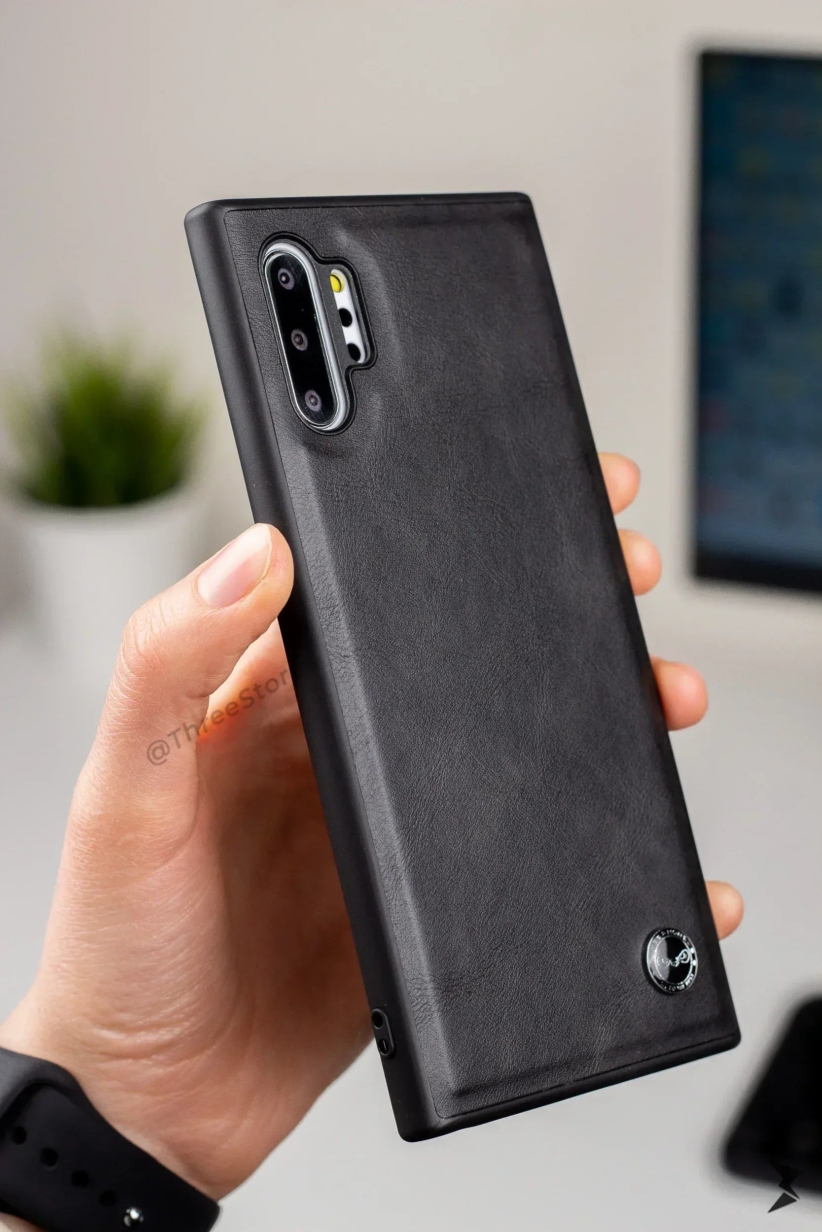 Keephone Leather Case Samsung Note 10 Plus - Three