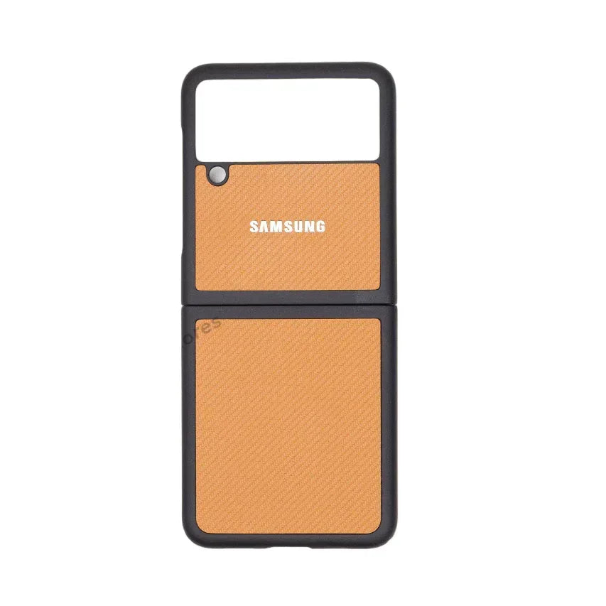 Leather Frame Case Samsung Z Flip 3 - Three