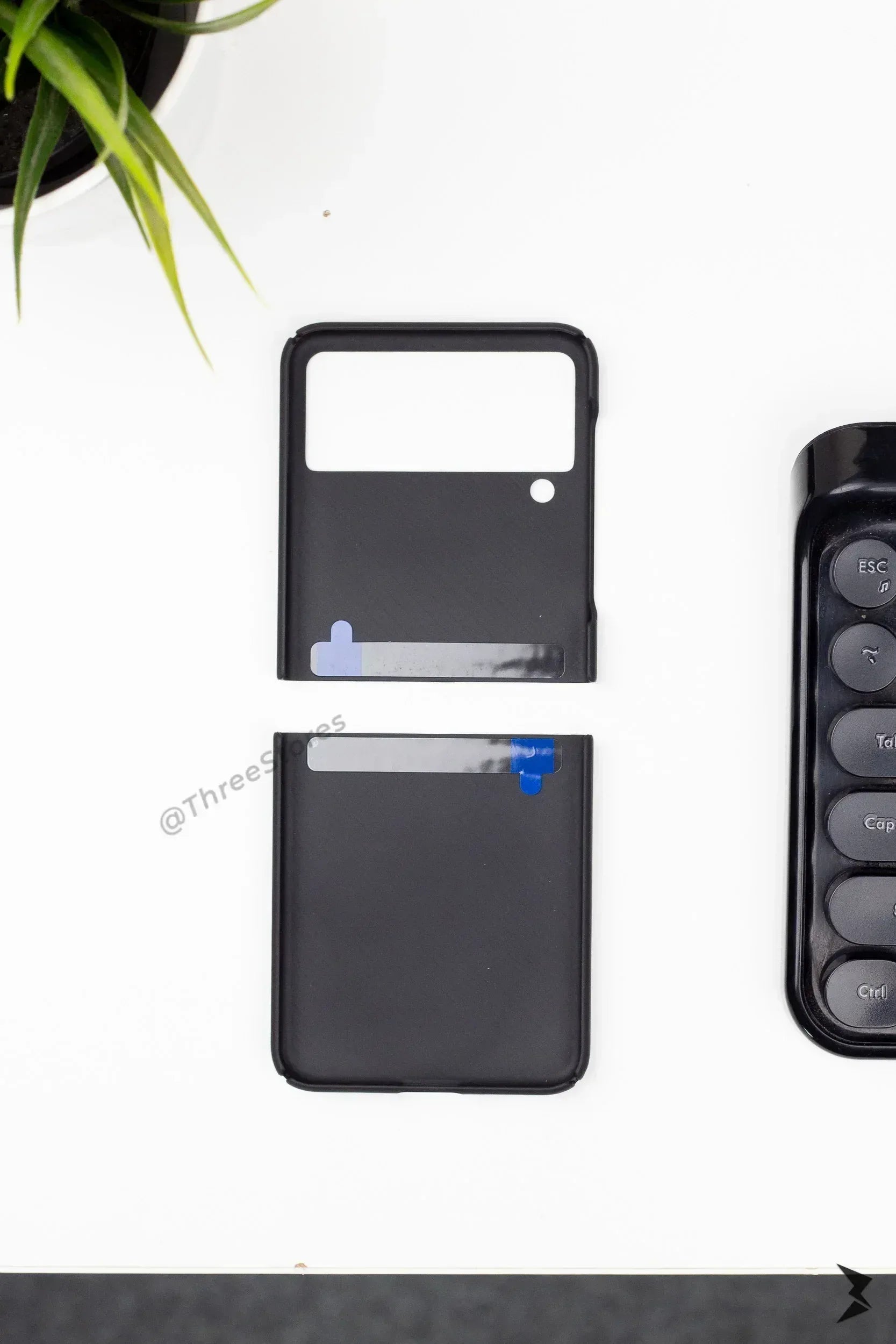 Leather Frame Case Samsung Z Flip 3 - Three