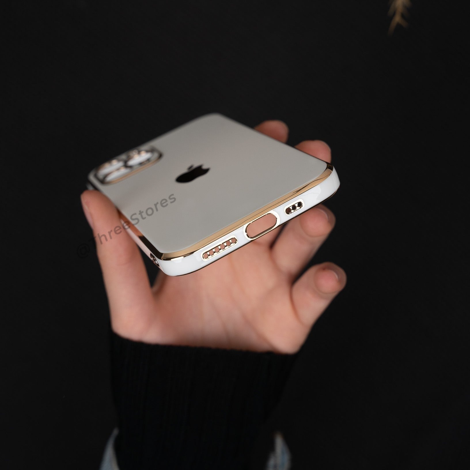 Plating Gold Lens Protection Case iPhone 11 pro