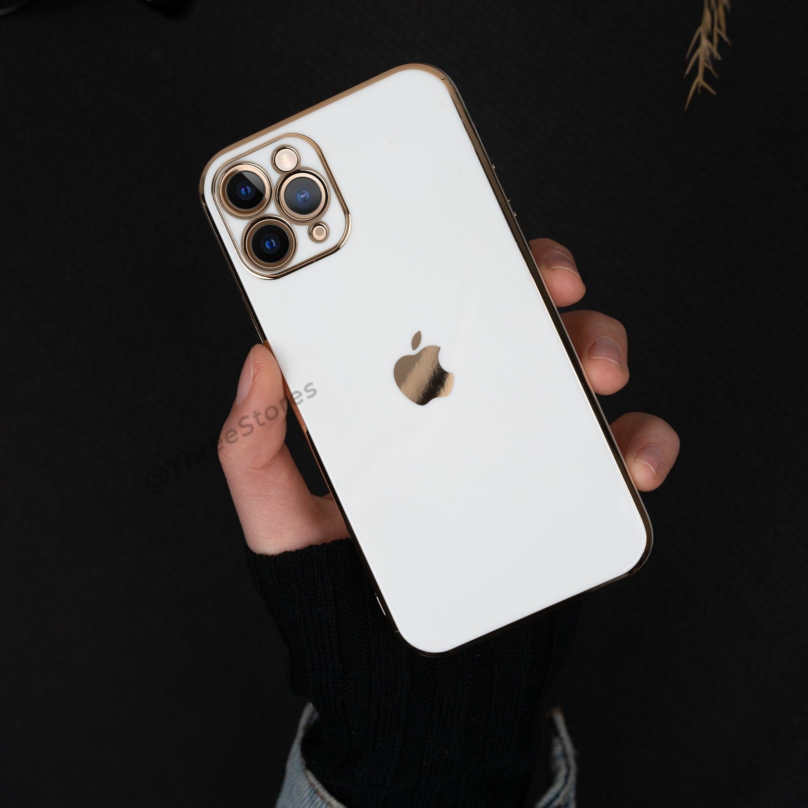 Plating Gold Lens Protection Case iPhone 11 Pro Max