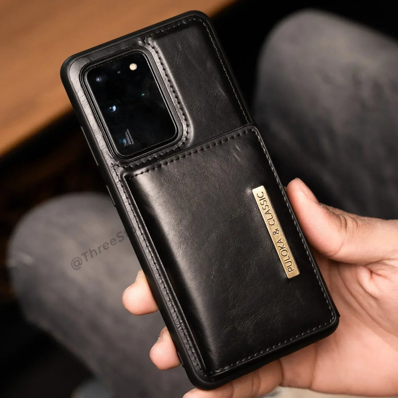 Puloka Detachable Card Clip Case Samsung S20 Ultra - Three