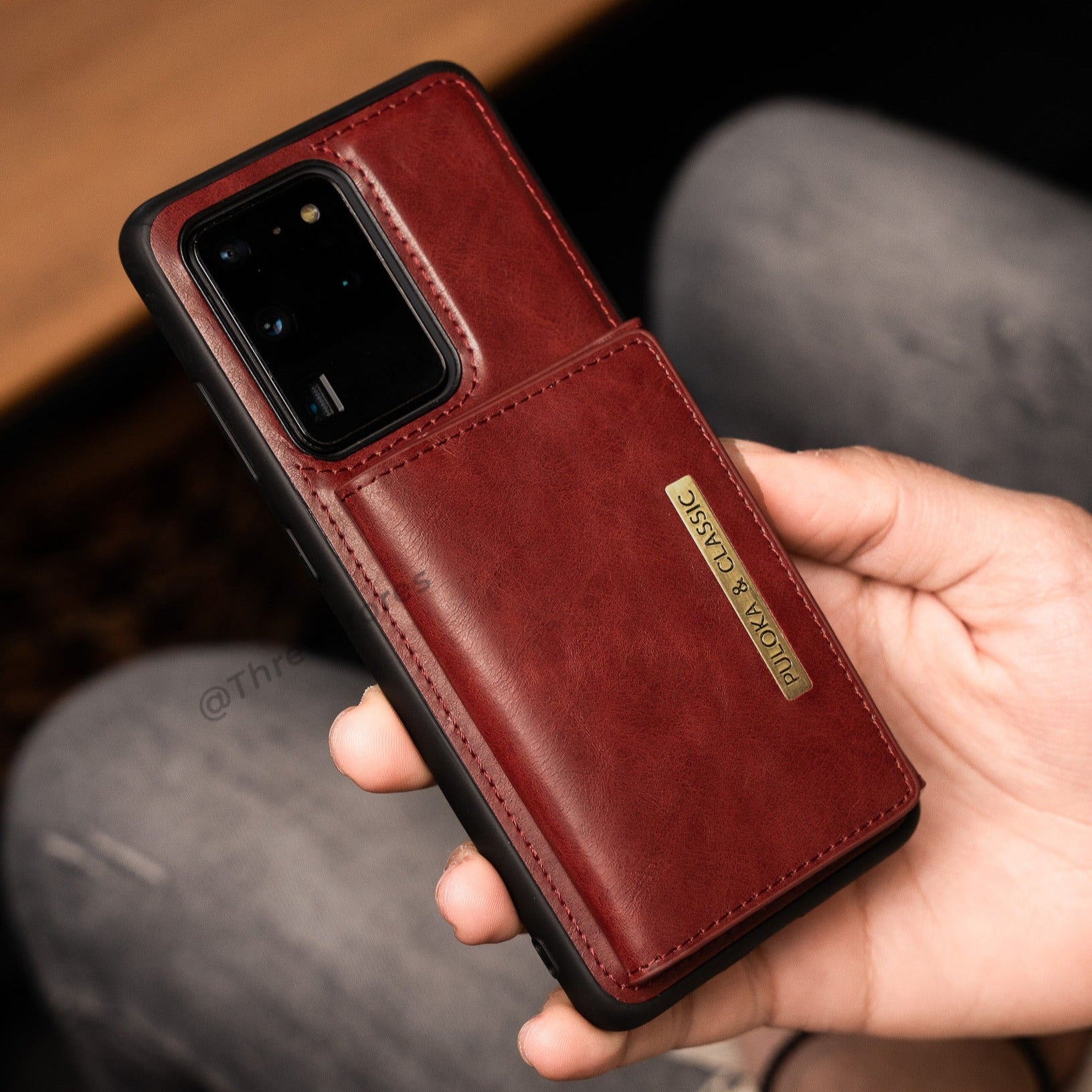 Puloka Detachable Card Clip Case Samsung S20 Ultra