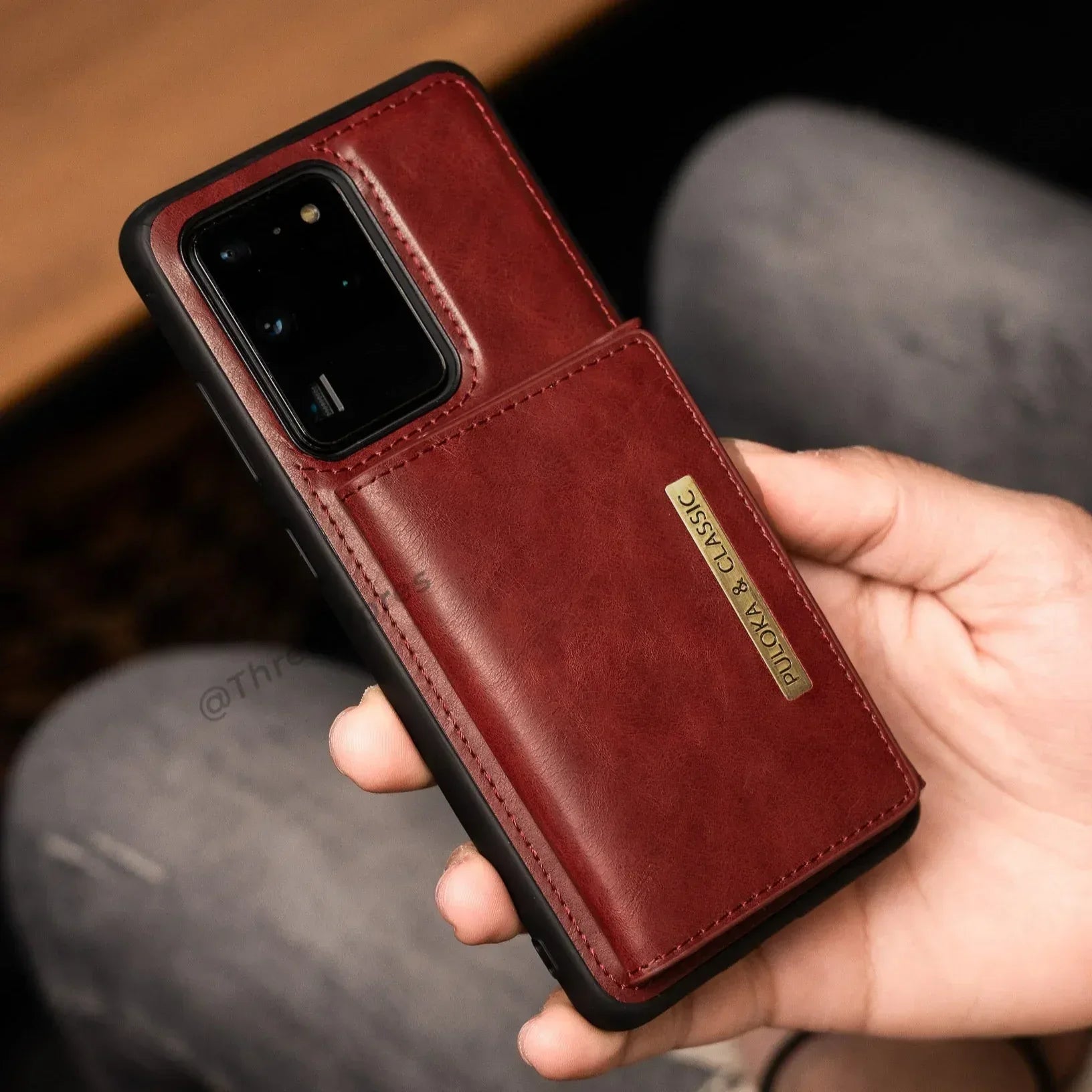 Puloka Detachable Card Clip Case Samsung S20 Ultra - Three