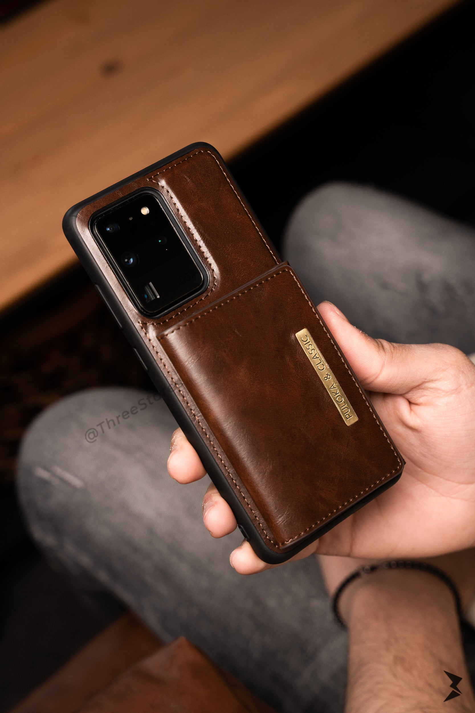 Puloka Detachable Card Clip Case Samsung S20 Ultra
