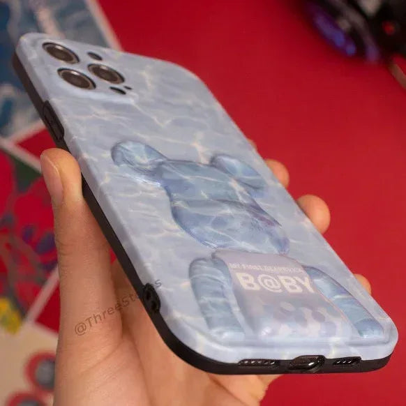 3D Bear Brick Case iPhone 12 pro Max - Three