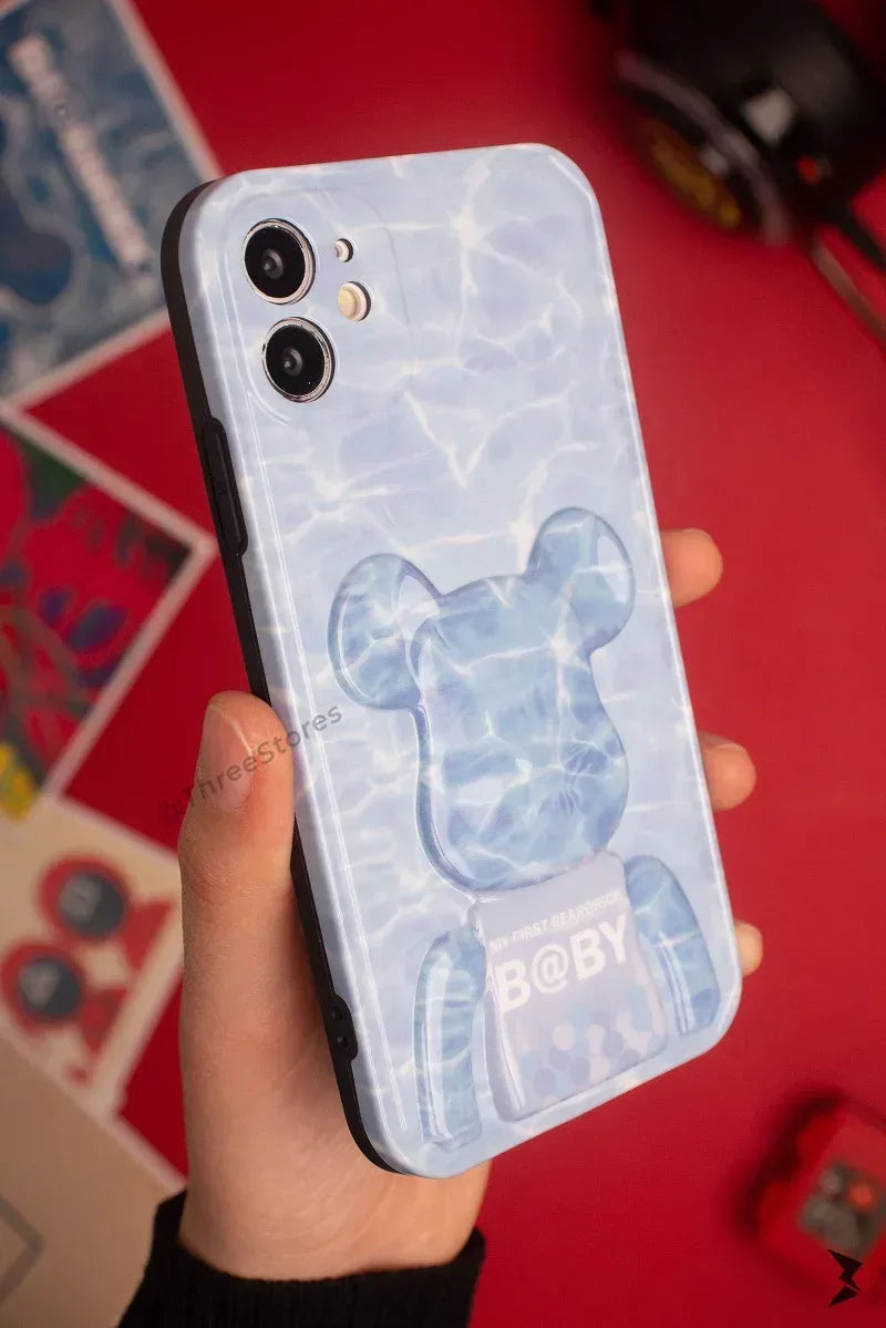 3D Bear Brick Case iPhone 11 - Three