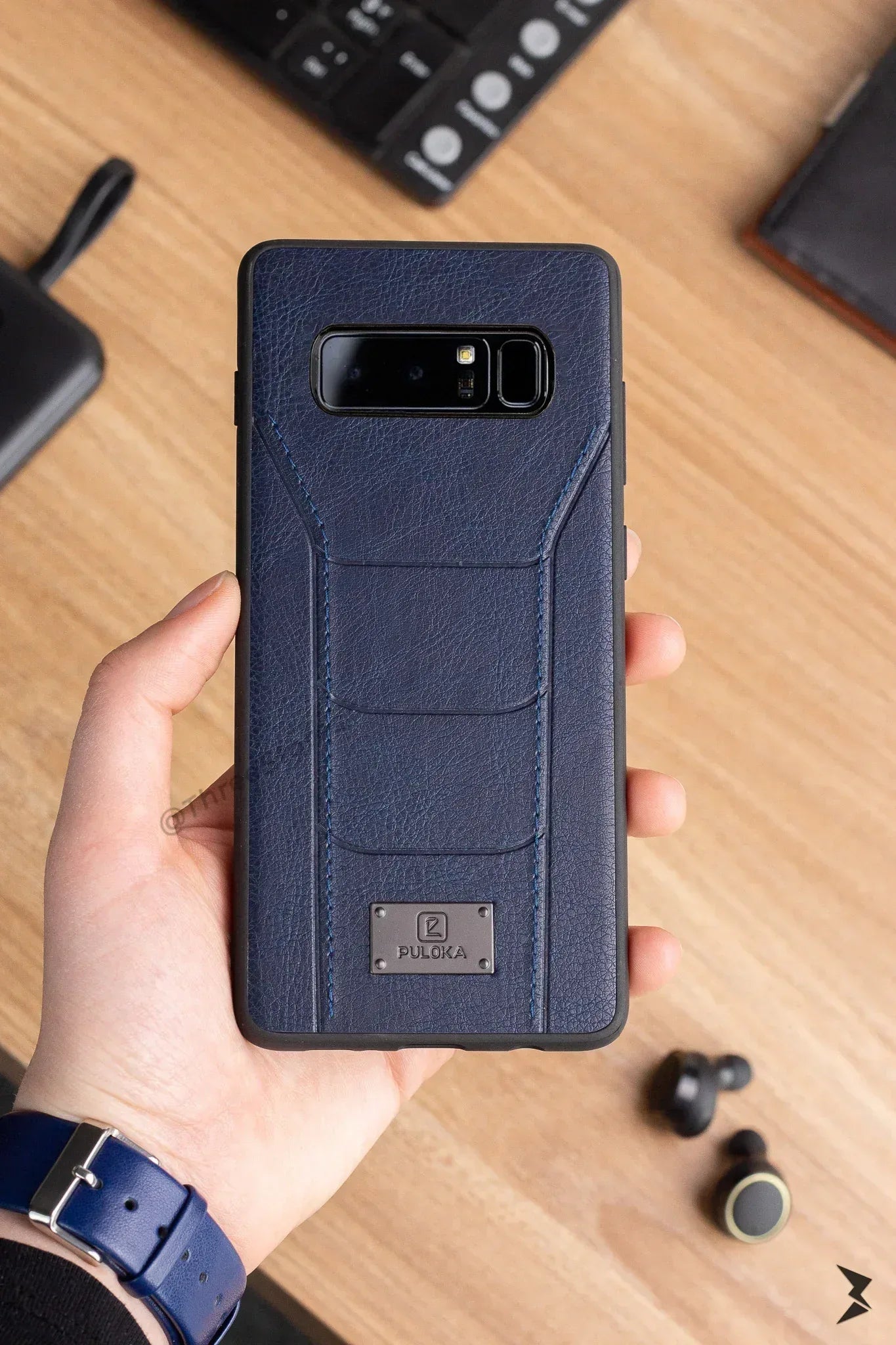 Puloka Basket Leather Case Samsung Note 8 - Three