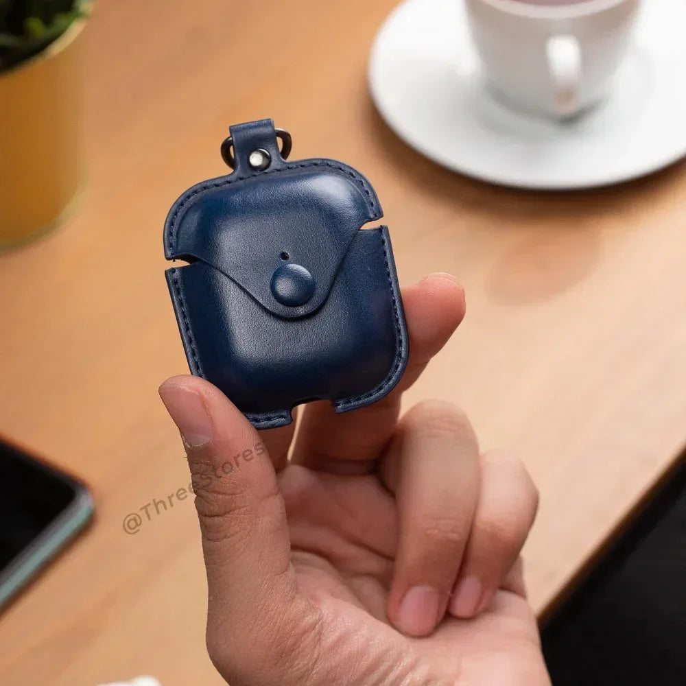Leather Protective Case For Airpods - Three