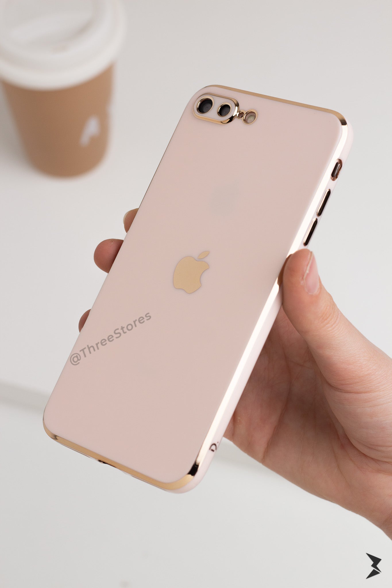 Plating Gold Lens Protection Case iPhone 7/ 8 Plus