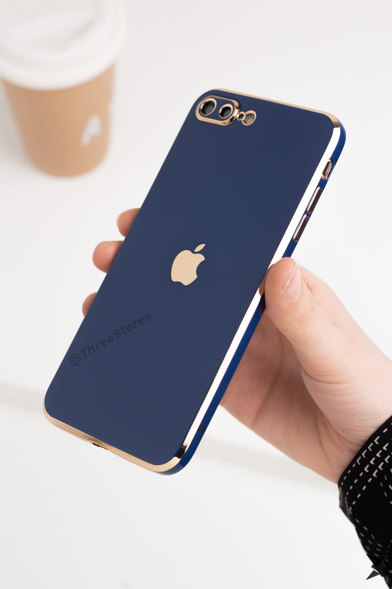 Plating Gold Lens Protection Case iPhone 7/ 8 Plus