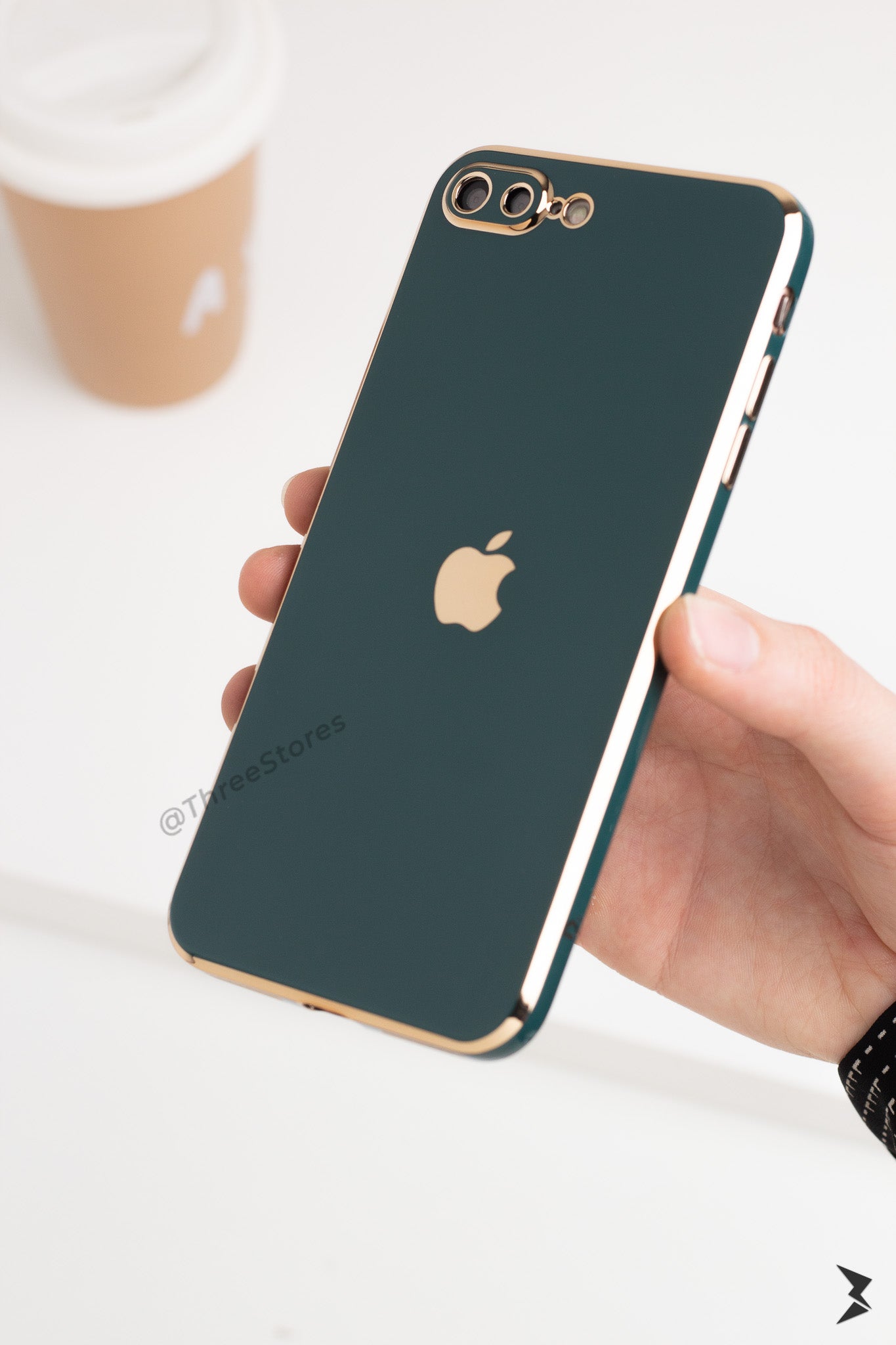 Plating Gold Lens Protection Case iPhone 7/ 8 Plus