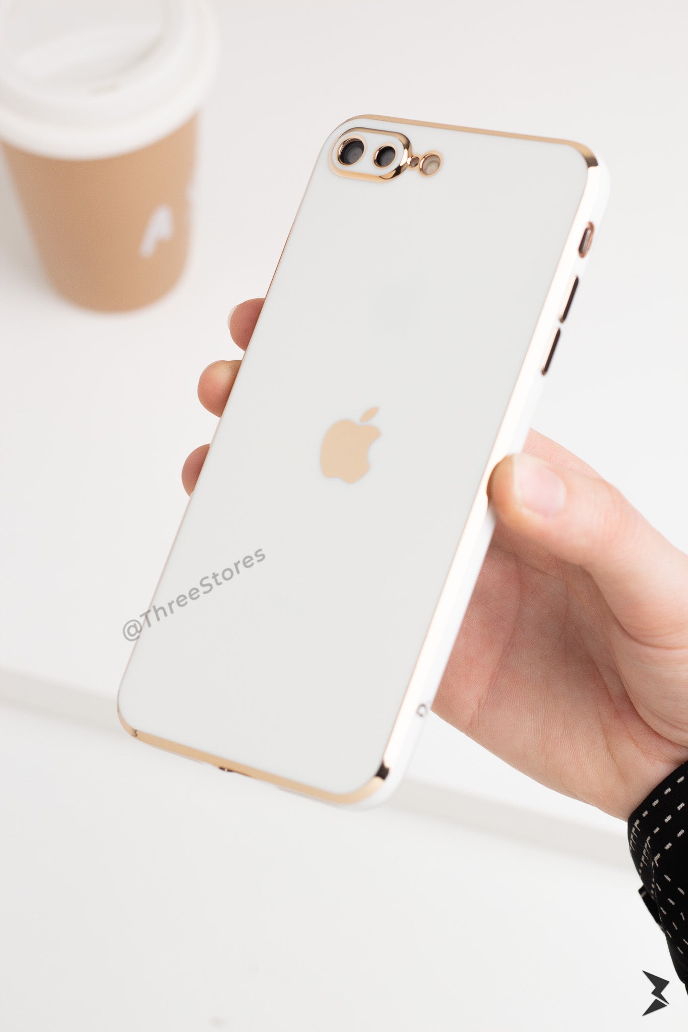 Plating Gold Lens Protection Case iPhone 7/ 8 Plus
