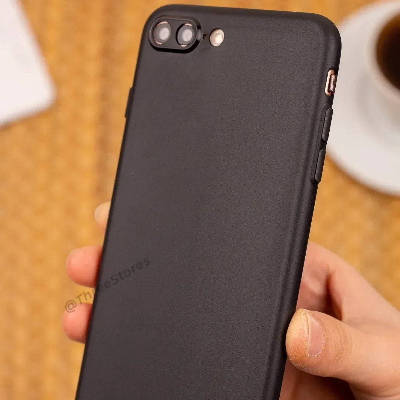 Matt TPU Camera protection Case iPhone 7/8 Plus - Three