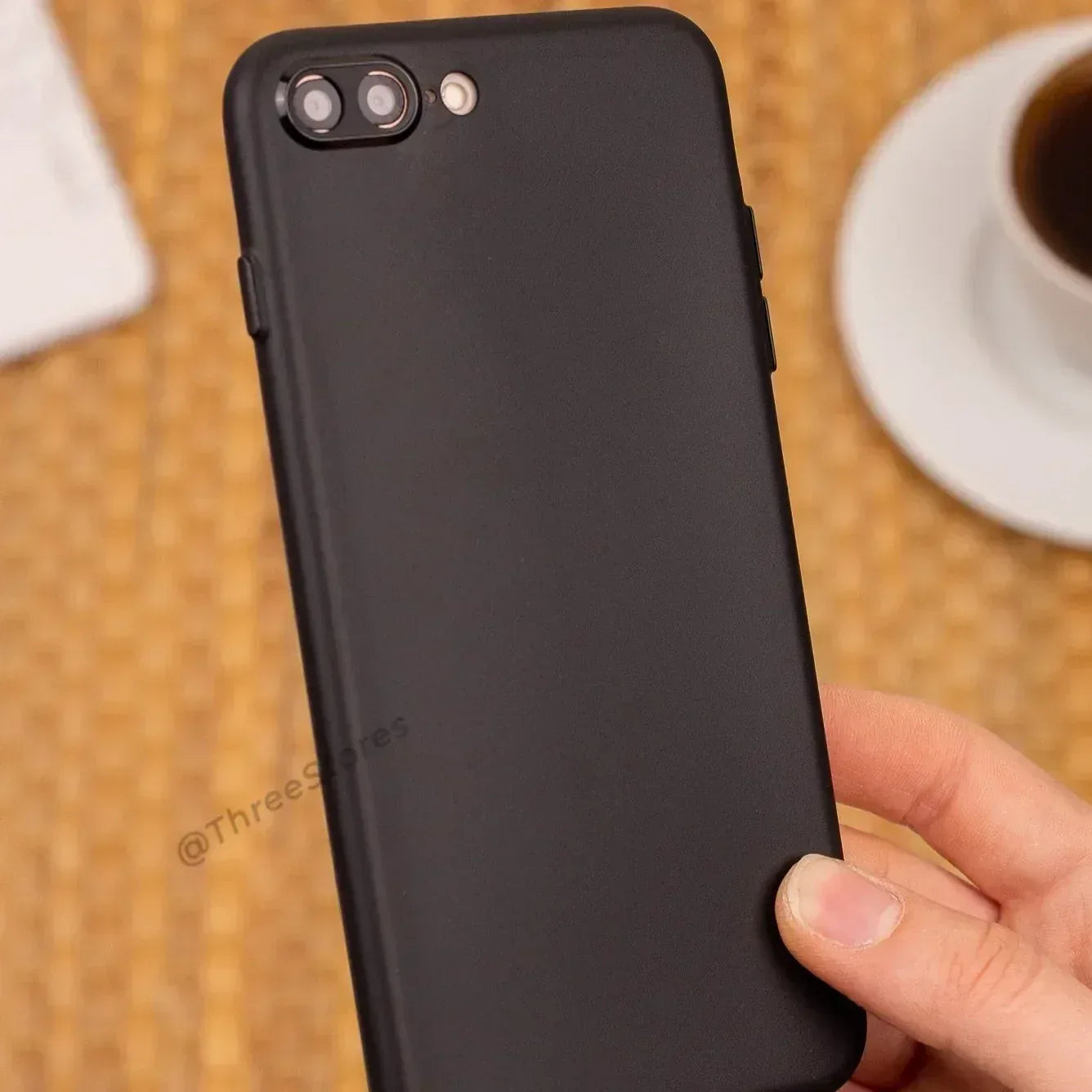 Matt TPU Camera protection Case iPhone 7/8 Plus - Three