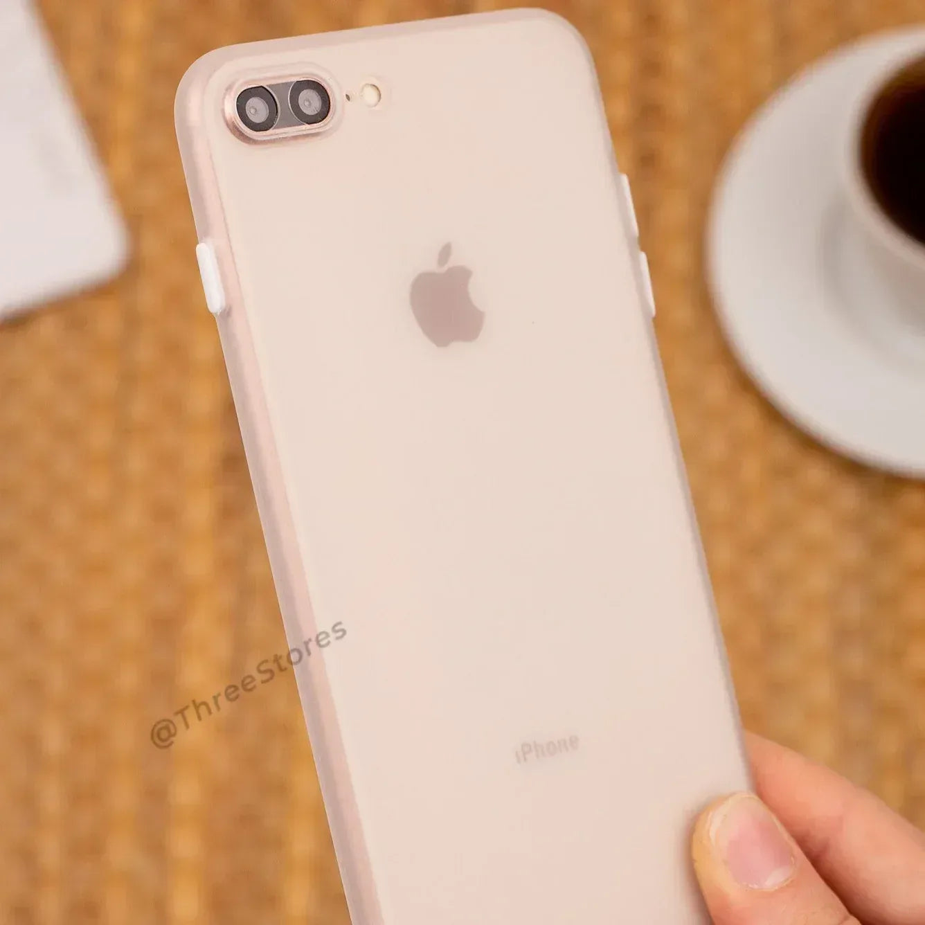 Matt TPU Camera protection Case iPhone 7/8 Plus - Three