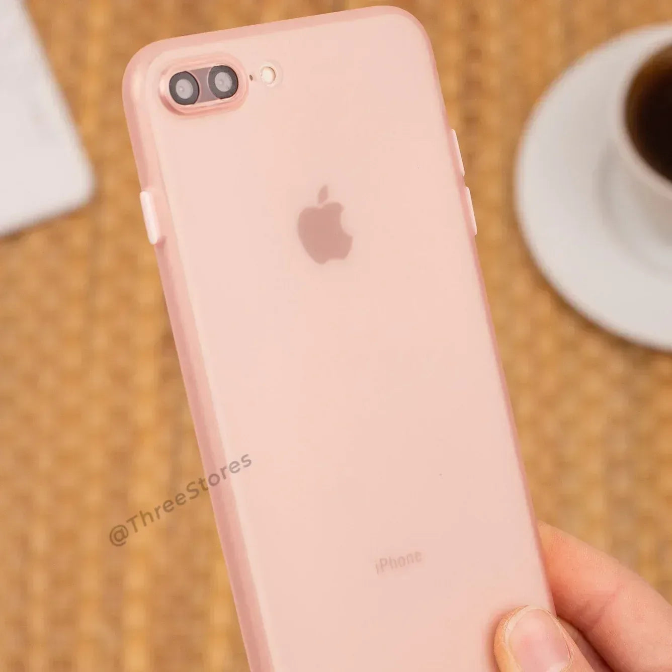 Matt TPU Camera protection Case iPhone 7/8 Plus - Three
