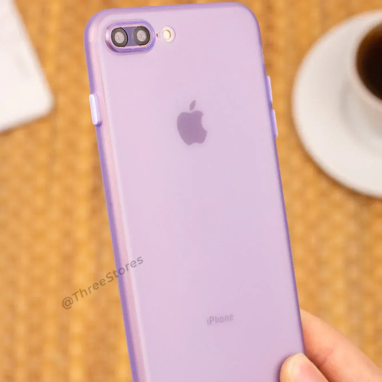 Matt TPU Camera protection Case iPhone 7/8 Plus - Three