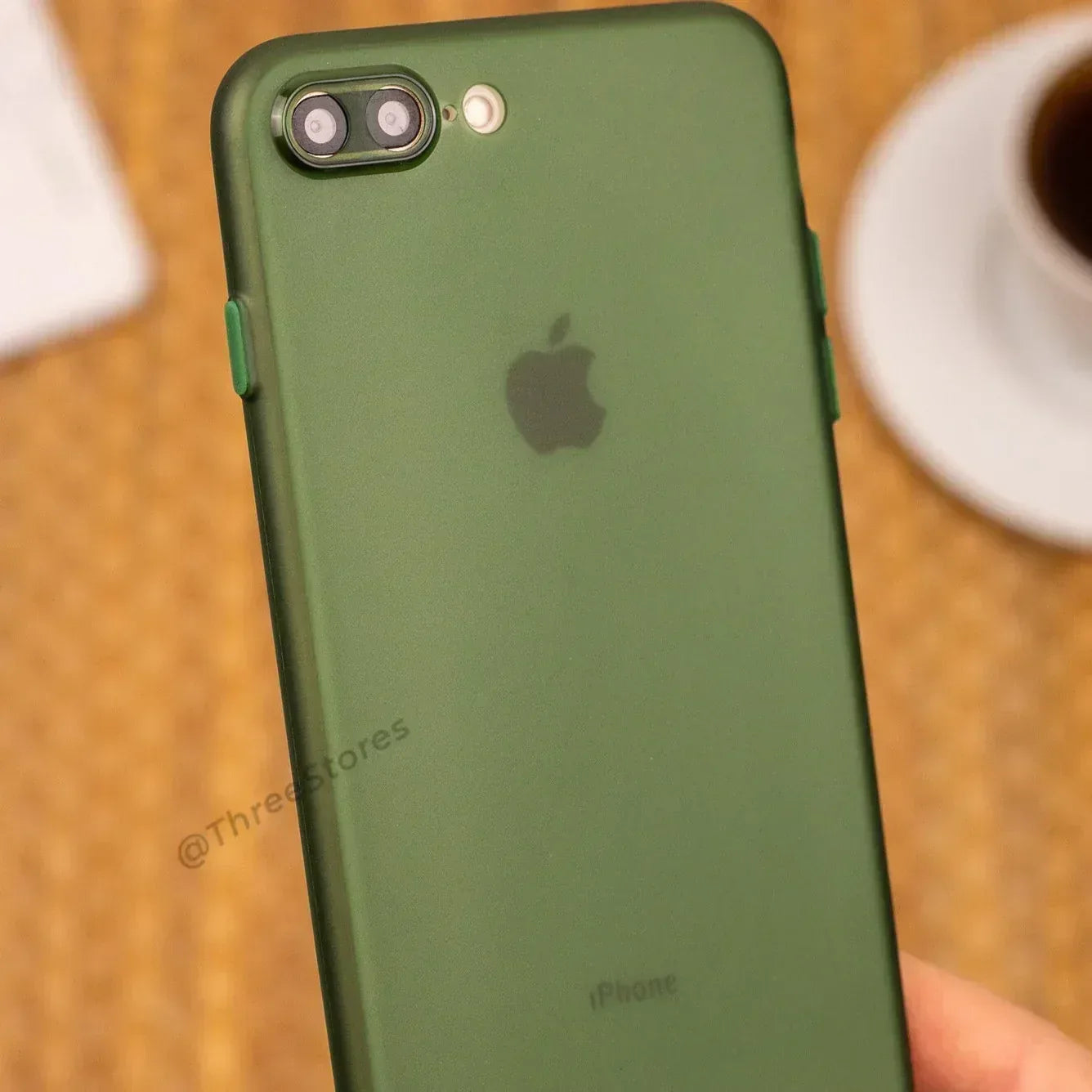 Matt TPU Camera protection Case iPhone 7/8 Plus - Three
