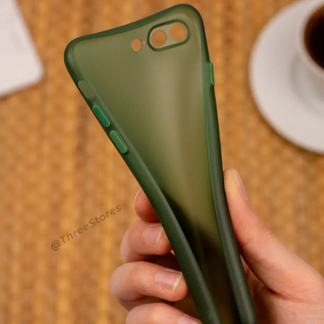 Matt TPU Camera protection Case iPhone 7/8 Plus - Three