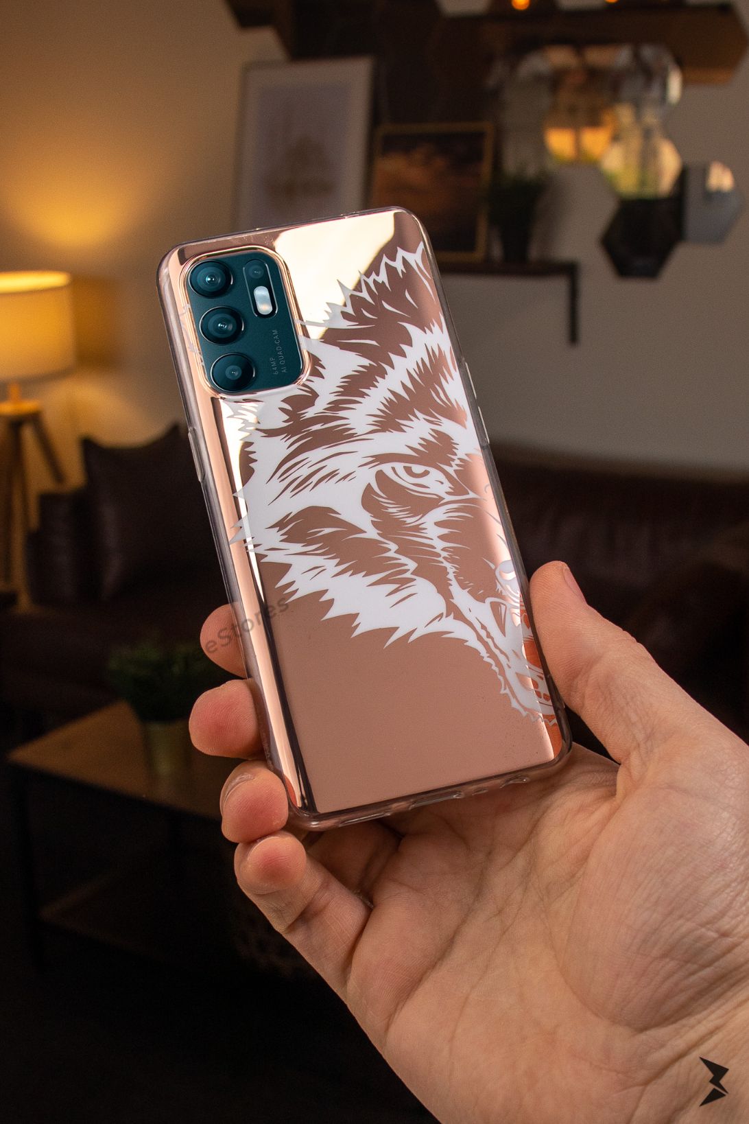iRon Golden Case Oppo Reno 6 4g
