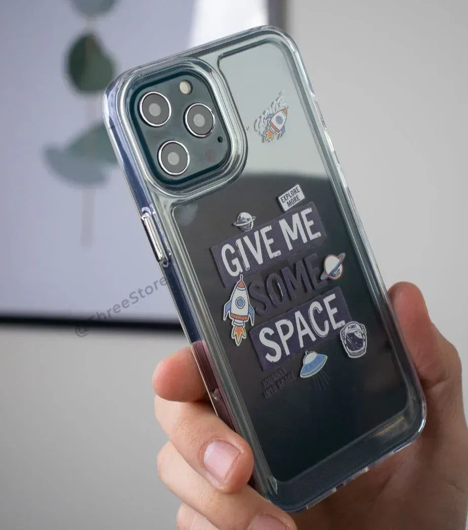 Transparent Printed Case iPhone 12 Pro Max - Three