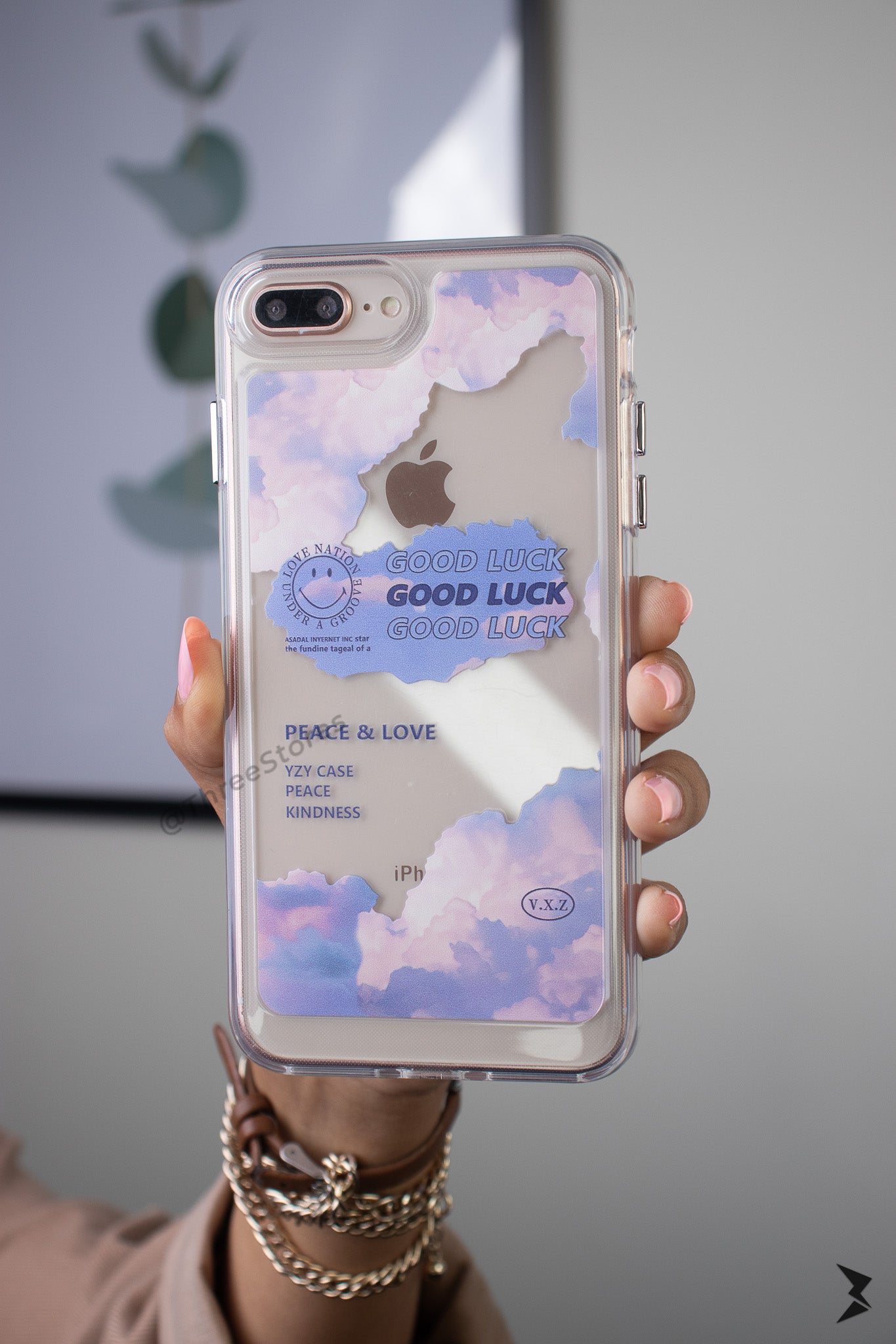 Transparent Printed Case iPhone 7/8 Plus