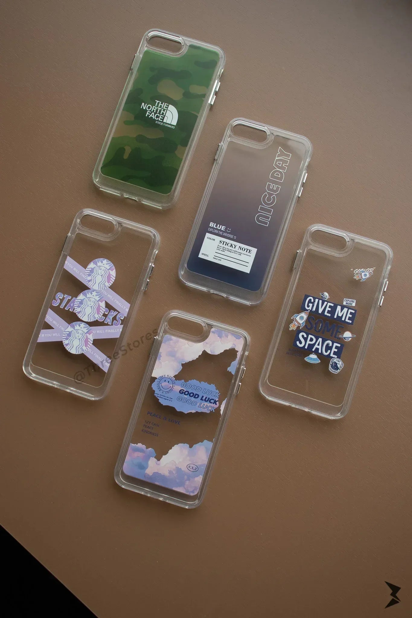 Transparent Printed Case iPhone 7/8 Plus - Three