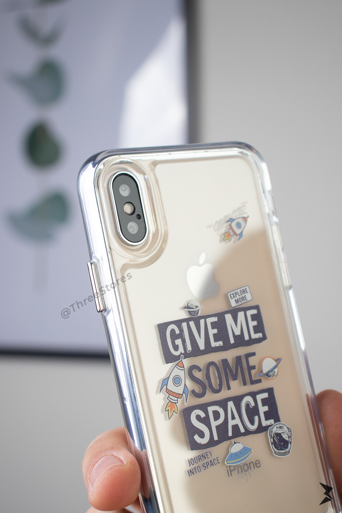 Transparent Printed Case iPhone X