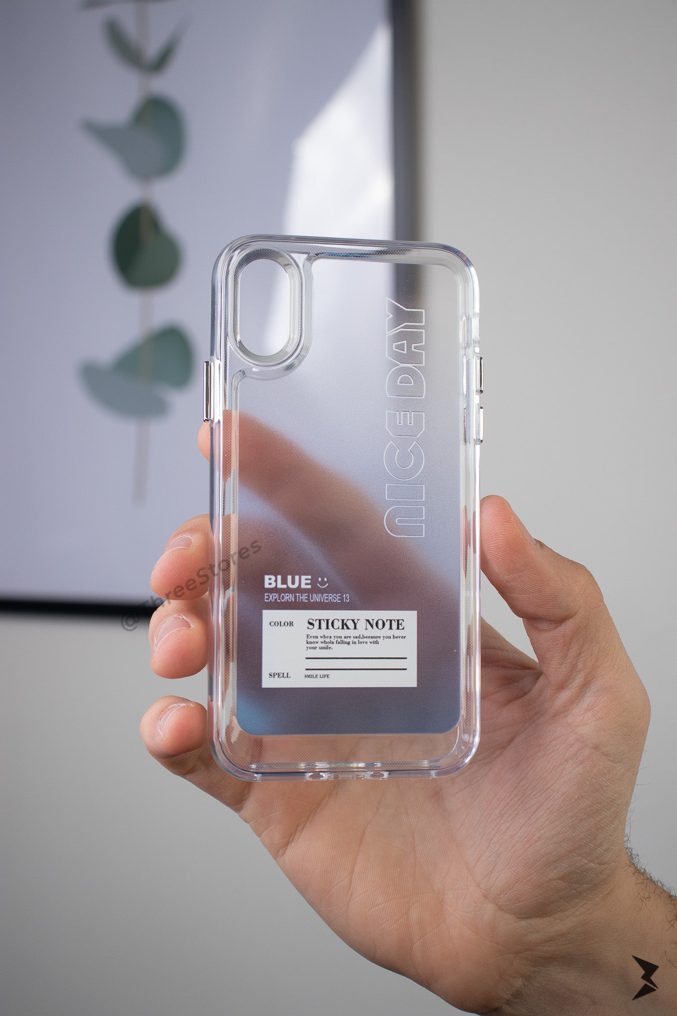 Transparent Printed Case iPhone X
