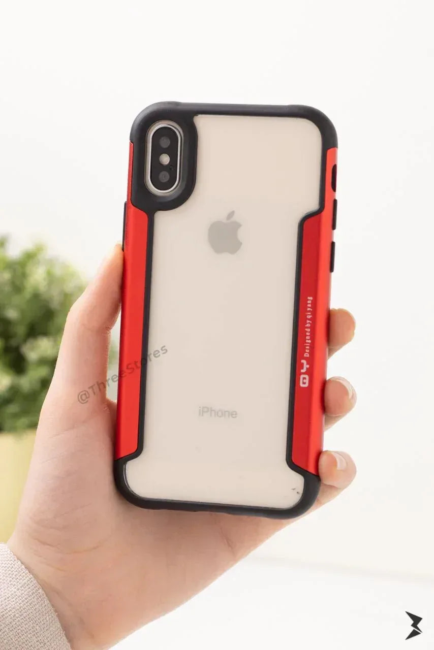QY Yang Premium Glass Case iPhone X - Three