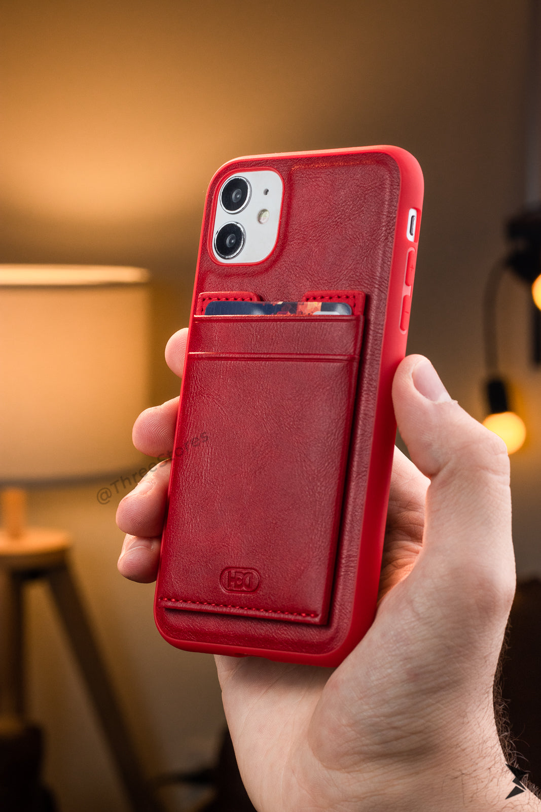 Hdd Leather Slim invisible Card Case iPhone 11