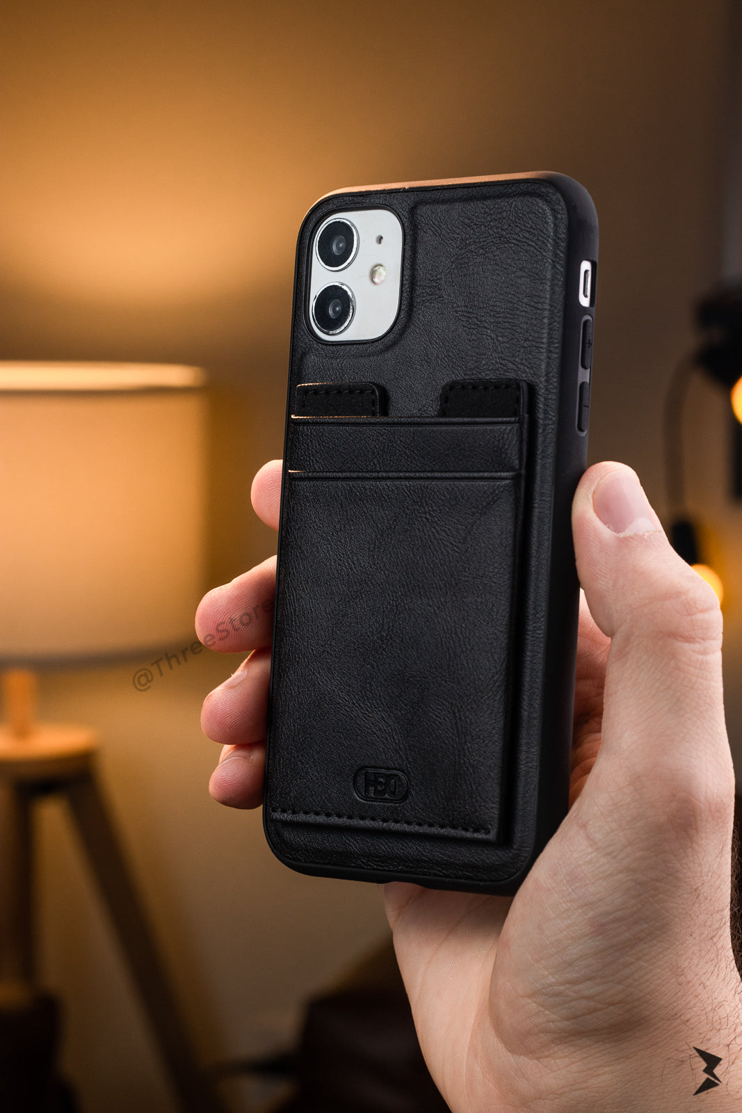 Hdd Leather Slim invisible Card Case iPhone 11