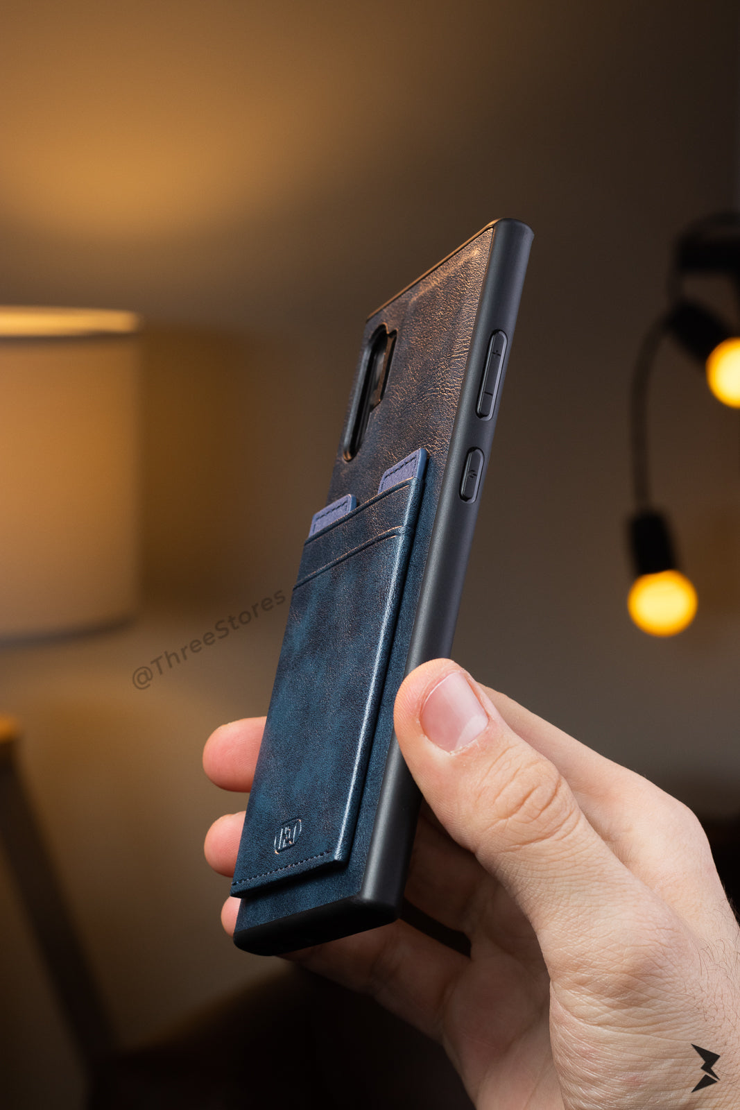 Hdd Leather Slim invisible Card Case Samsung Note 10 Plus