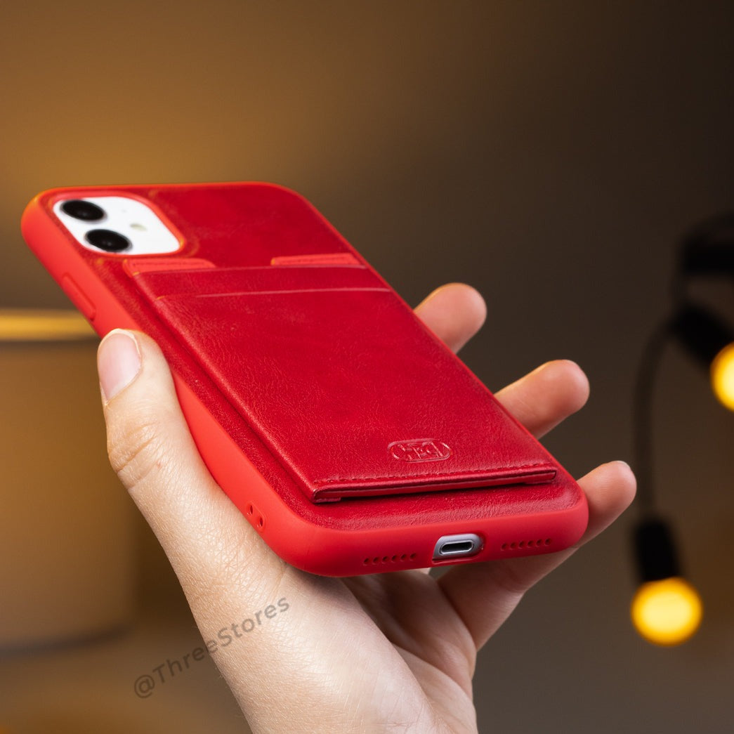 Hdd Leather Slim invisible Card Case iPhone 11
