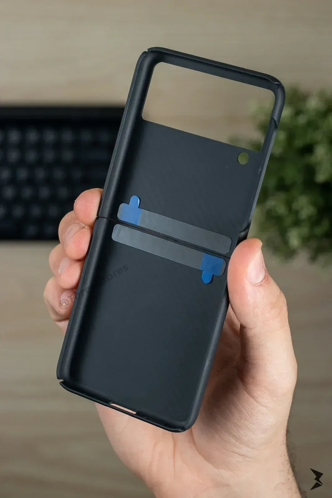 Leather Frame Case Samsung Z Flip 3 - Three