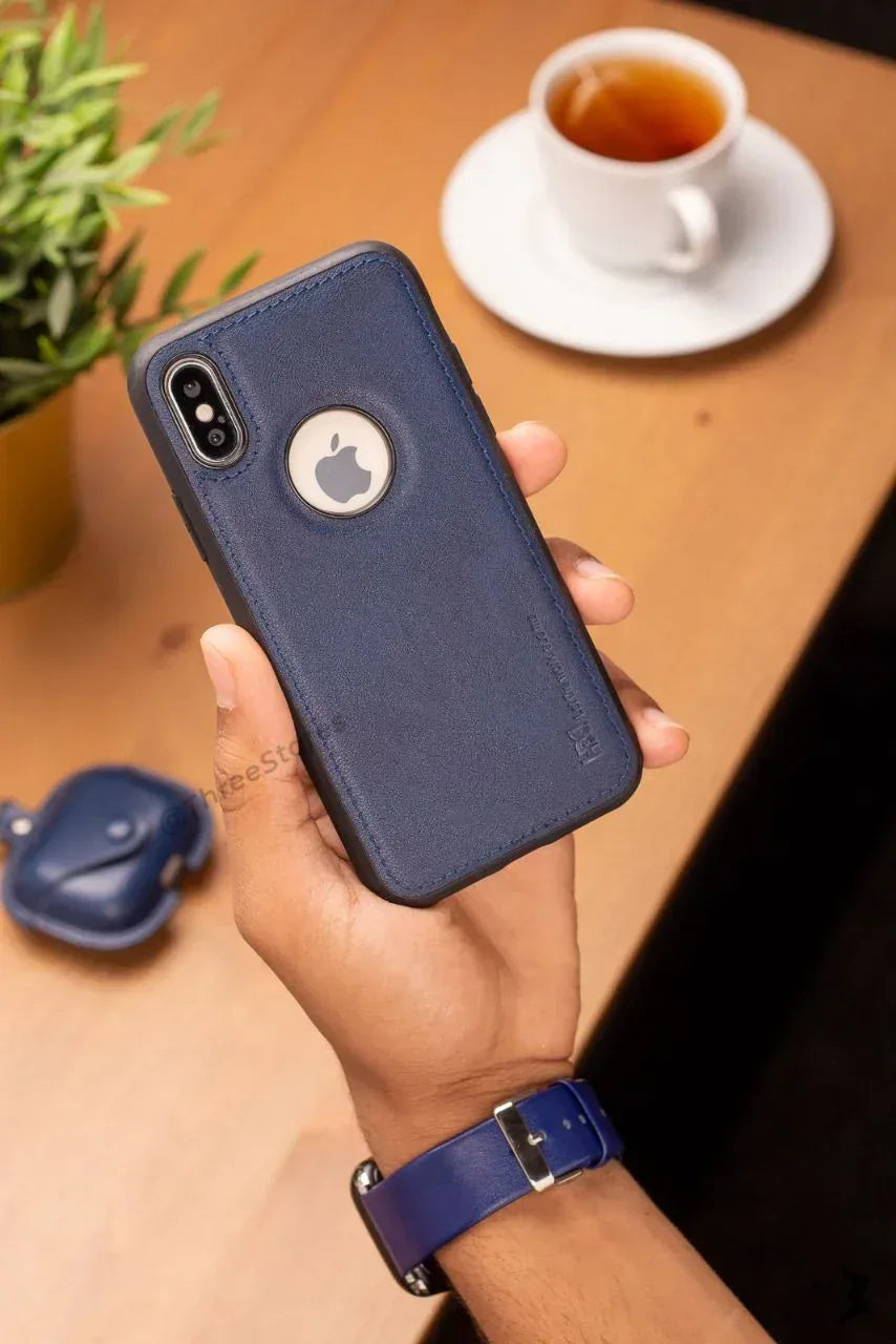 Hdd Leather Apple Case iPhone XS - Three