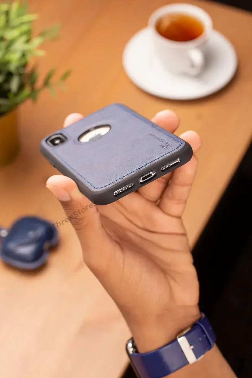 Hdd Leather Apple Case iPhone XS - Three