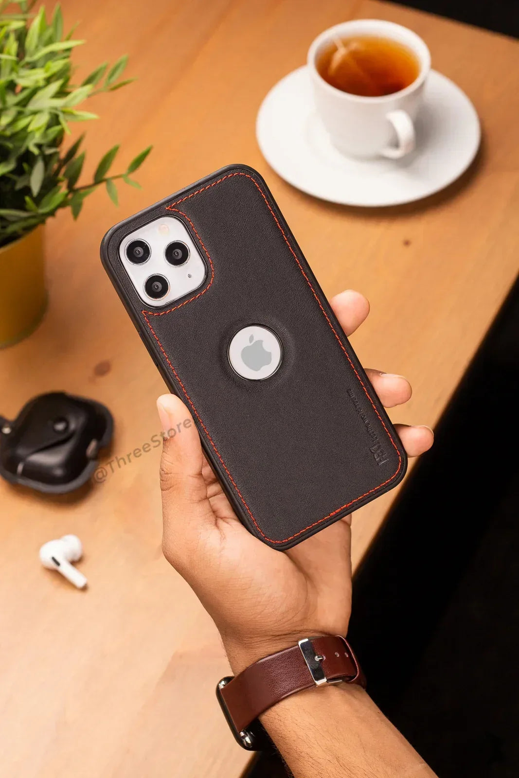 Hdd Leather Apple Case iPhone 11 Pro Max - Three