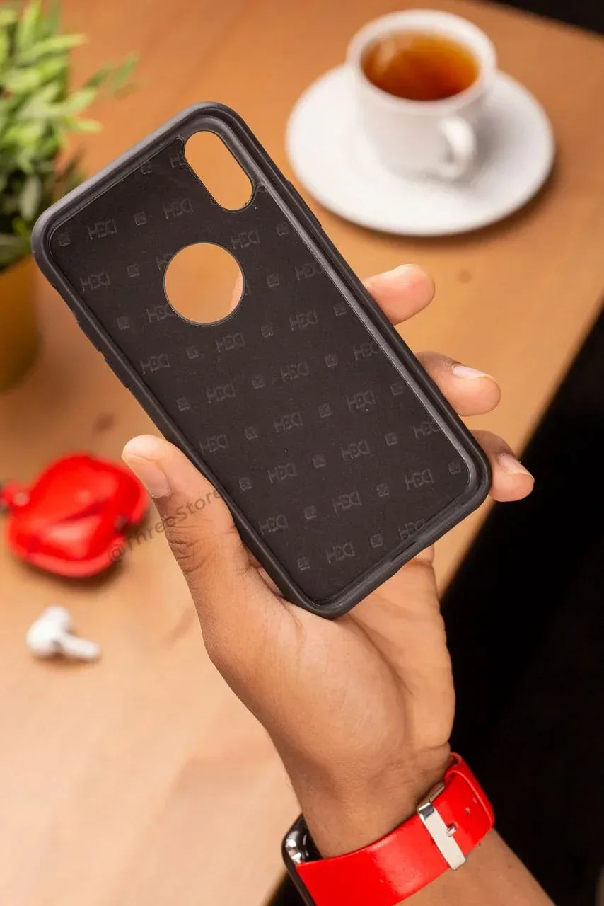 Hdd Leather Apple Case iPhone XS - Three