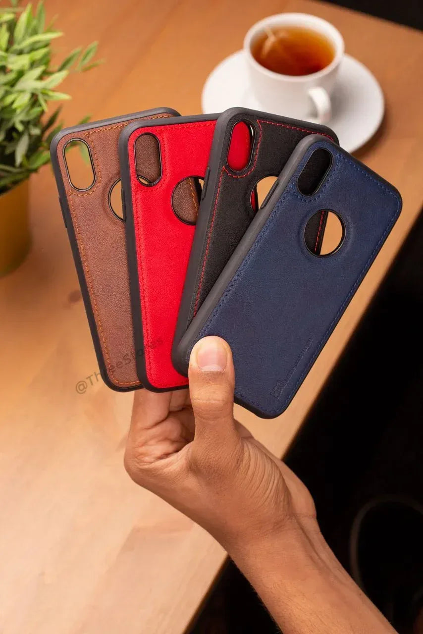 Hdd Leather Apple Case iPhone XS - Three