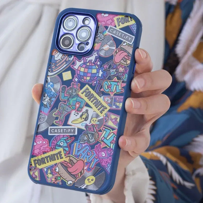 Q Series printed Camera Protection case iPhone 11 Pro - Three
