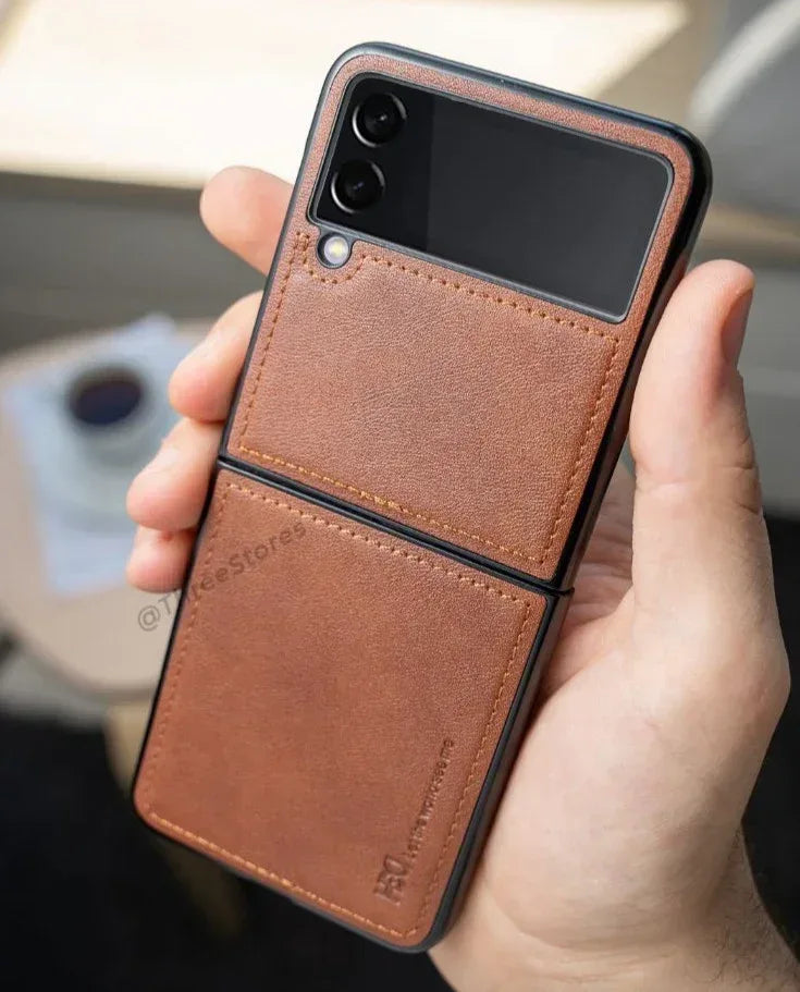 Hdd Slim Leather Case Samsung Z Flip 3 - Three