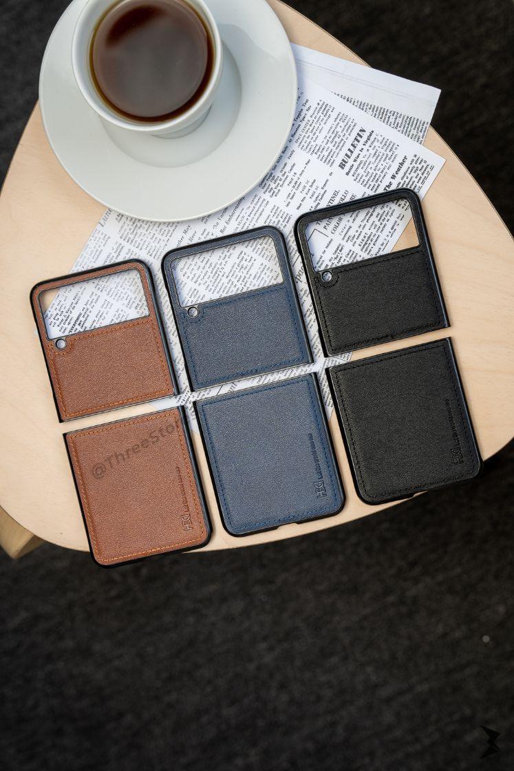 Hdd Slim Leather Case Samsung Z Flip 3 - Three