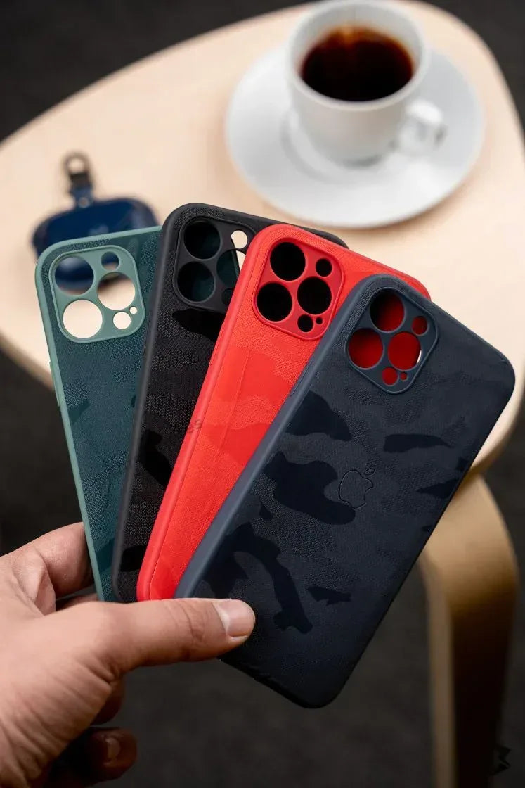 Fabric Army Camera Protection Case iPhone 11 Pro Max - Three