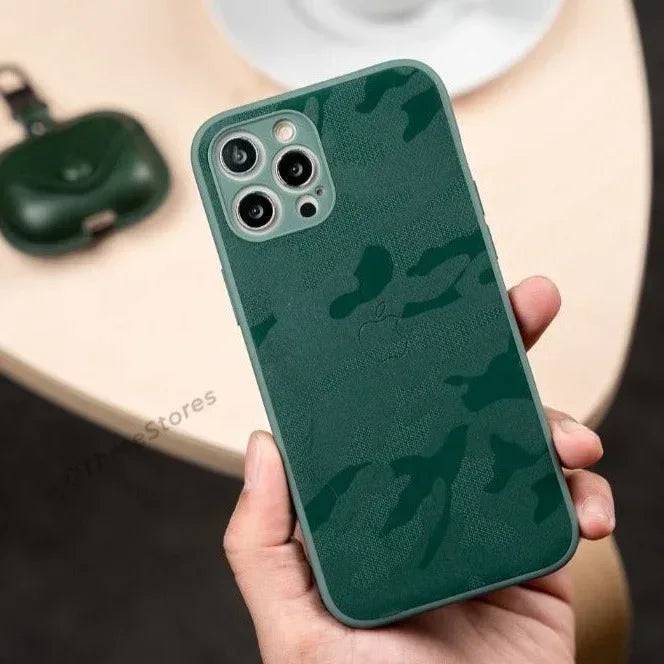 Fabric Army Camera Protection Case iPhone 11 Pro Max - Three