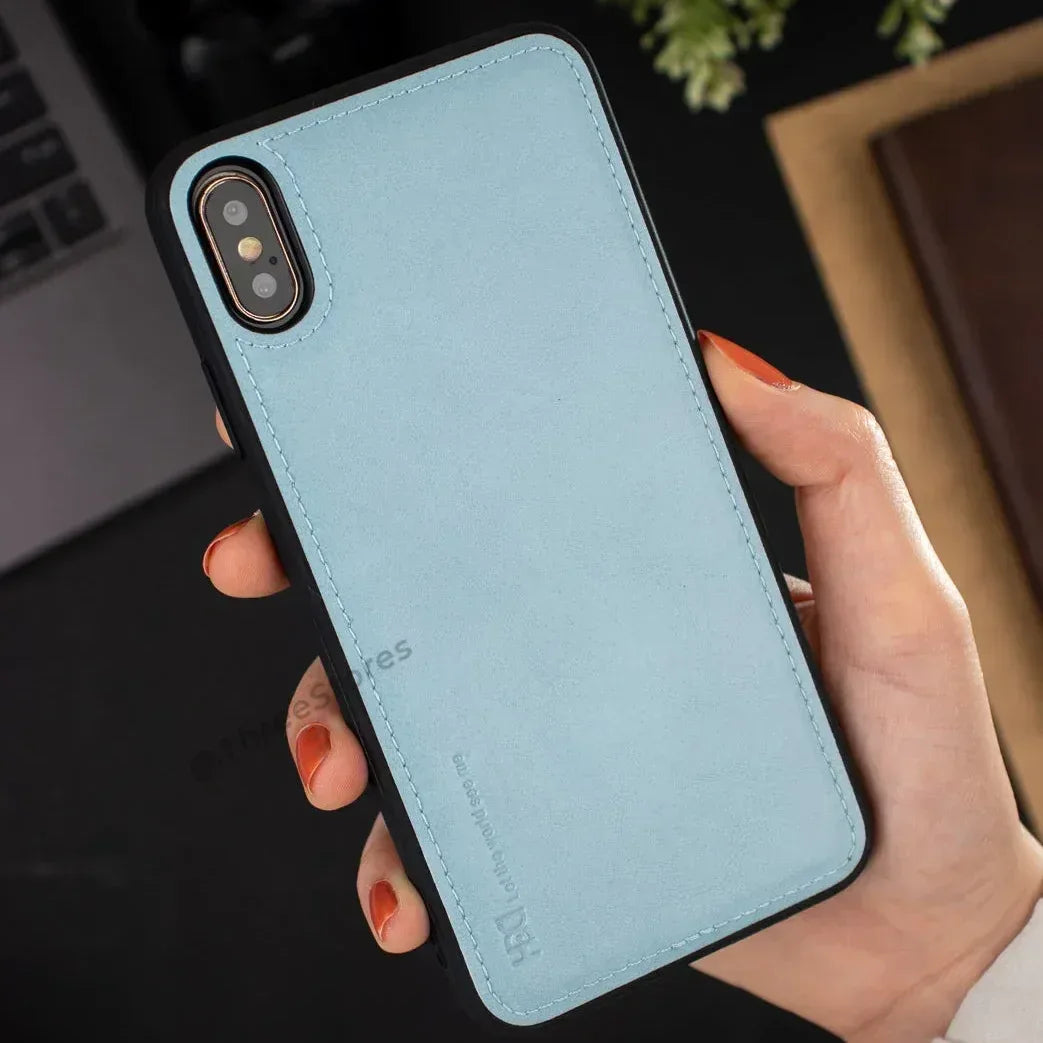 Hdd Leather Case iPhone X Max - Three
