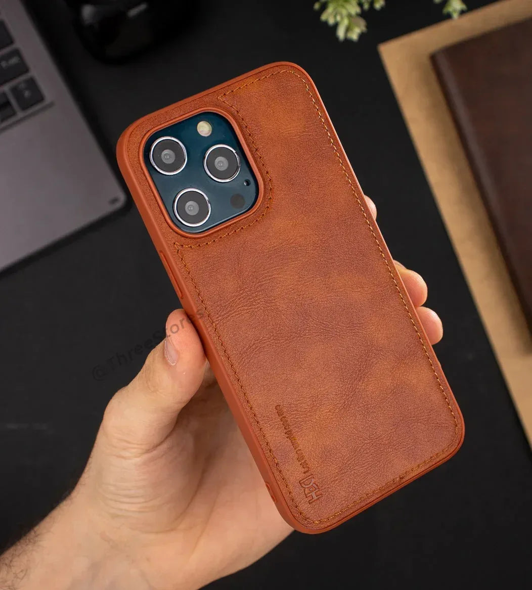 HDD Leather Case iPhone 13 Pro - Three