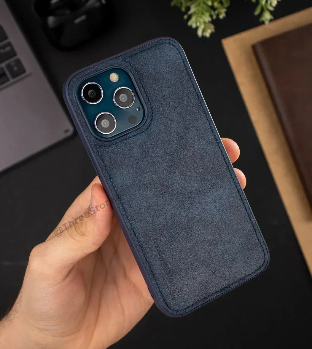HDD Leather Case iPhone 13 Pro - Three