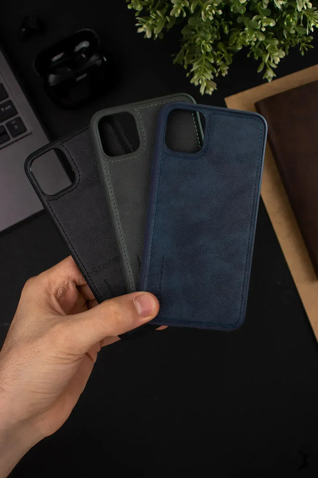 HDD Leather Case iPhone 11 Pro Max - Three